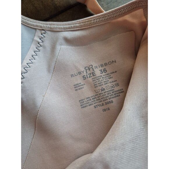 Ruby Ribbon Size 36 Shaping Camisole With Lace Trim - Picture 4 of 5